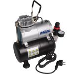 Компрессор безмасляный поршневой с ресивером для аэрографии MIOL 81-125