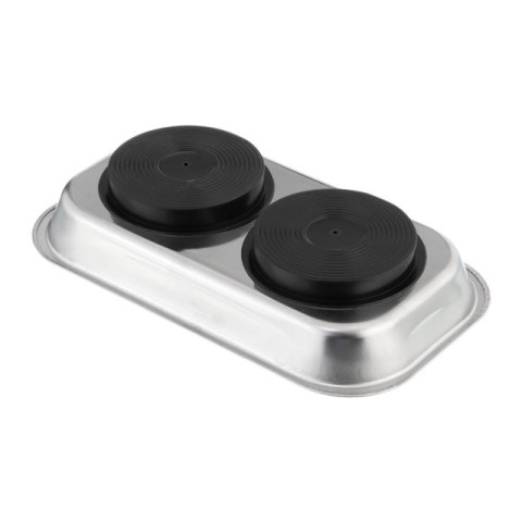 Тарелка магнитная двойная 136×237×28 мм INTERTOOL ET-1053