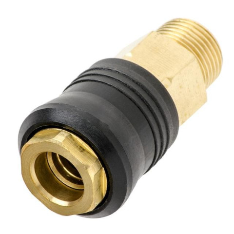 Быстроразъемное соединение с наружной резьбой 3/8", латунь INTERTOOL PT-1819