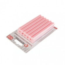 Комплект розовых клеевых стержней 11.2мм*100мм, 12шт. INTERTOOL RT-1045