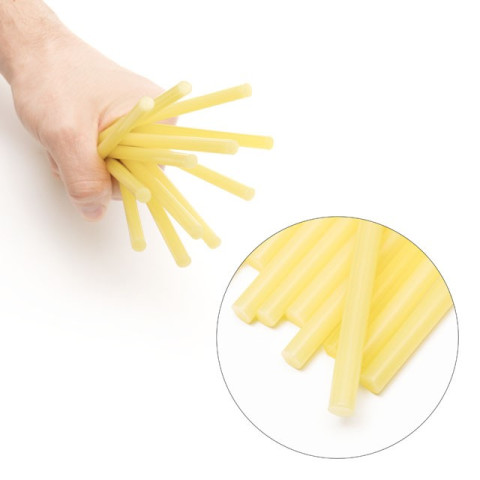 Комплект желтых клеевых стержней 7.4мм*200мм, 12шт. INTERTOOL RT-1051