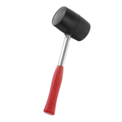 Киянка резиновая 900г металлическая ручка INTERTOOL HT-0233