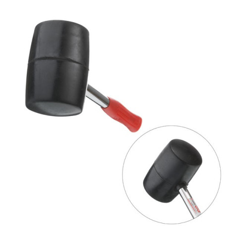 Киянка резиновая 900г металлическая ручка INTERTOOL HT-0233