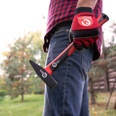 Молоток 500г ручка из фибергласса INTERTOOL HT-0205