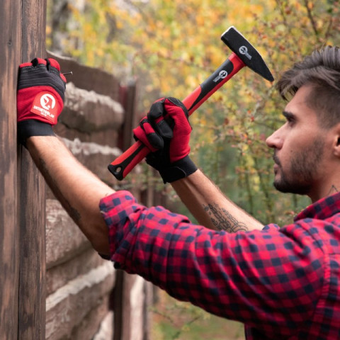 Молоток 500г ручка из фибергласса INTERTOOL HT-0205