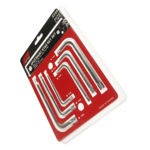 Набор угловых ключей TORX  Т40-Т60 6ед.