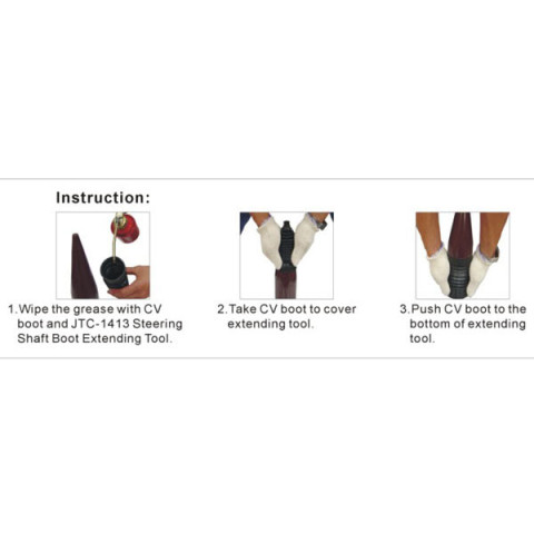 Набор для замены пыльника рулевой рейки универсальный (пыльник, стяжка 2 шт., масленка 2 шт.)