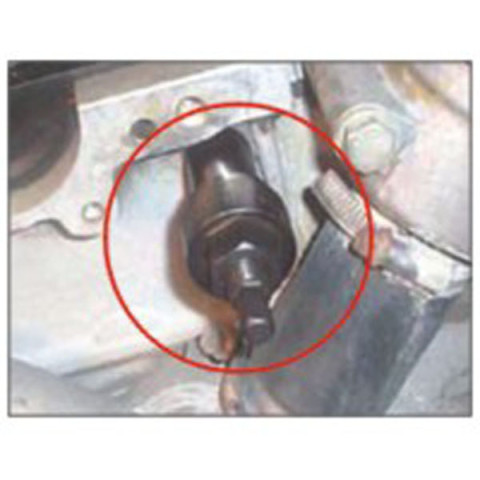 Съемник направляющих штифтов головки блока цилиндров МВ ОМ 601, 602, 603, 615, 616, 617