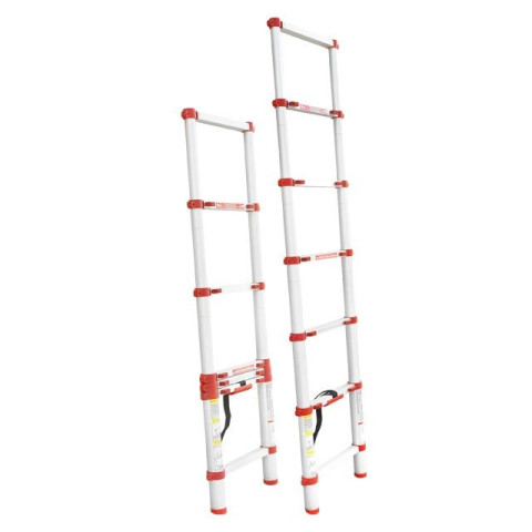 Лестница алюминиевая телескопическая 6 ступеней INTERTOOL LT-3020
