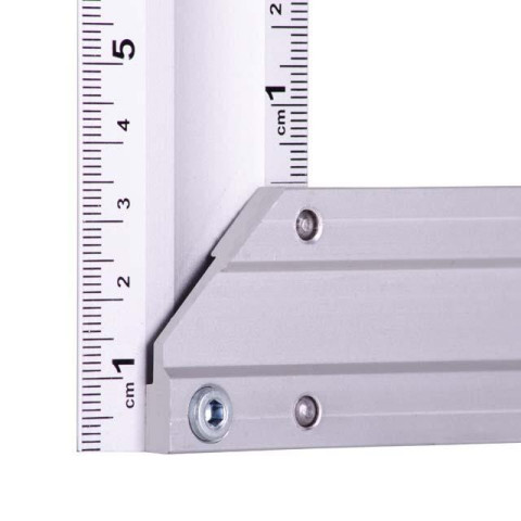 Угольник строительный алюминиевый 450мм INTERTOOL MT-2066