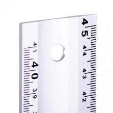 Угольник строительный алюминиевый 450мм INTERTOOL MT-2066