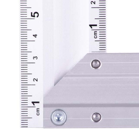 Угольник строительный алюминиевый 450мм INTERTOOL MT-2066