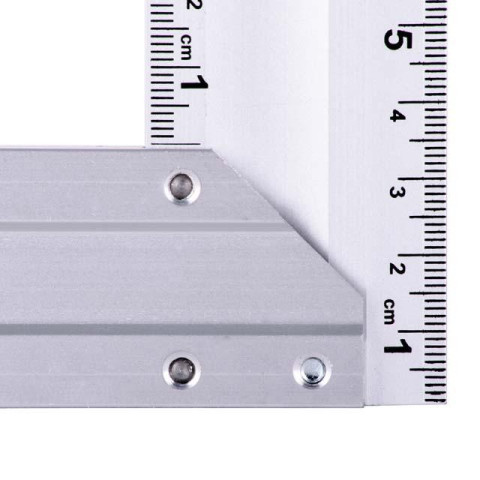 Угольник строительный алюминиевый 450мм INTERTOOL MT-2066