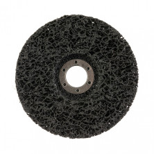 Диск зачистной из вспененного абразива черный 125*22,2*13 мм, P46, T27 INTERTOOL BT-0602