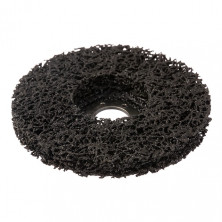 Диск зачистной из вспененного абразива черный 125*22,2*13 мм, P46, T27 INTERTOOL BT-0602