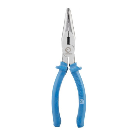 Щипцы удлиненные изогнутые 200мм INTERTOOL HT-0126