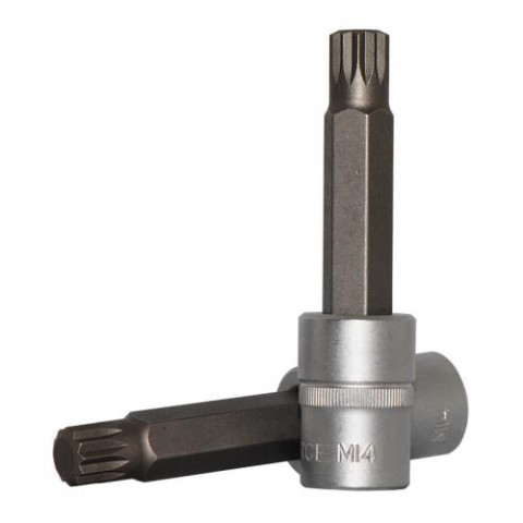 1/2 Головка-бита Spline М14, L=100 мм (FORCE 34810014)