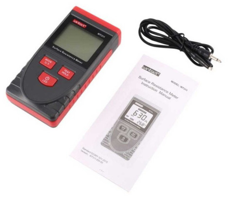 Тестер сопротивления поверхности (100Ω ~1000ГΩ) WINTACT WT311