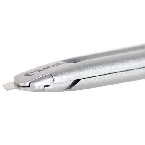 Нож металлический, усиленный 9 мм INTERTOOL HT-0509