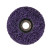 Диск зачистной из вспененного абразива фиолетовый 125*22,2*13 мм, P46, T27 INTERTOOL BT-0603