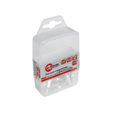 Комплект отверточных насадок PZ3 1/4"x25мм INTERTOOL VT-0023