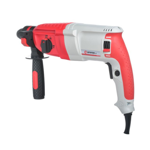 Перфоратор 850 Вт, 3.2 Дж, 0-900 об/мин, 0-4400 уд/мин, 3 режима, SDS plus INTERTOOL DT-0180