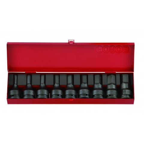 3/4" Набор головок-бит 6-гр. ударных 9 пр. (9/16 - 1-1/4")