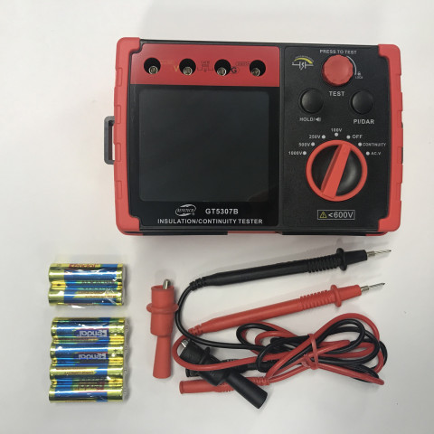 Тестер для сопротивления изоляции (мегаомметр) (0-5,5 ГΩ) BENETECH GT5307B