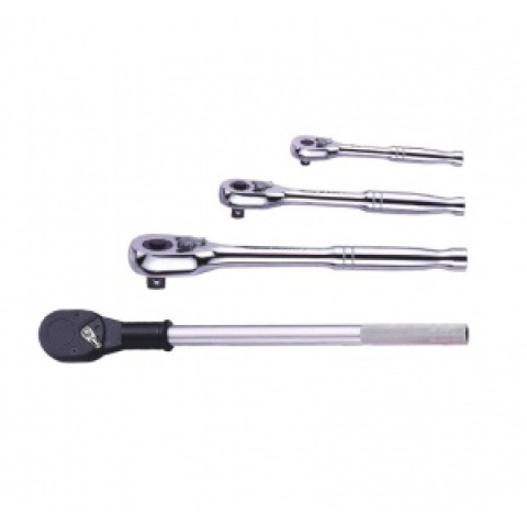 Трещотка 1/2" 250мм 36зуб. (стальная ручка)