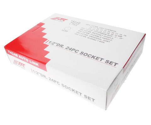 Набор головок 1/2" 24ед. 12гр.