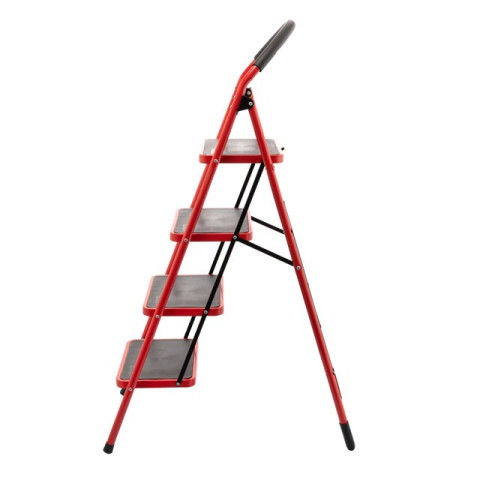 Стремянка 4 ступени 380*260мм высота 1374мм, до верхней ступени 972мм INTERTOOL LT-0038