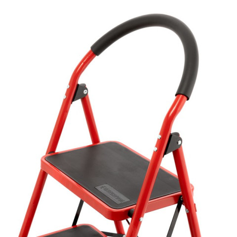 Стремянка 4 ступени 380*260мм высота 1374мм, до верхней ступени 972мм INTERTOOL LT-0038