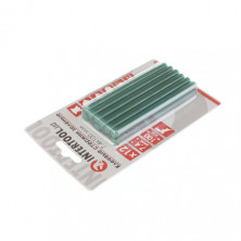 Комплект зеленых клеевых стержней 7.4мм*100мм, 12шт. INTERTOOL RT-1058