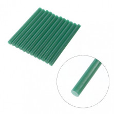 Комплект зеленых клеевых стержней 7.4мм*100мм, 12шт. INTERTOOL RT-1058