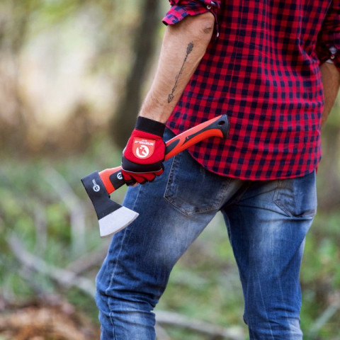 Топор 800 г ручка из фибергласса INTERTOOL HT-0262