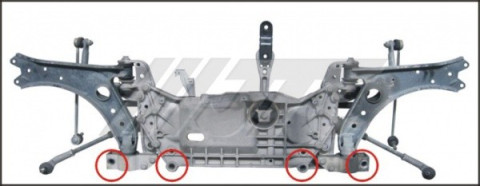 Специнструмент для установки переднего подрамника VW, AUDI