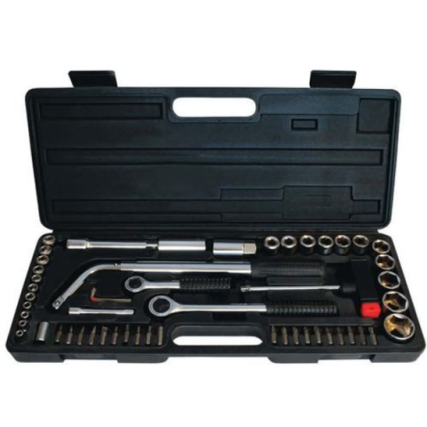 Набор головок и комплектующих 54ед., 1/4",1/2", Drop Forged INTERTOOL HT-2254