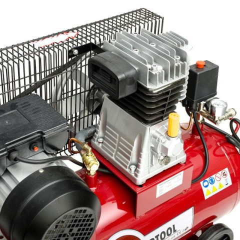 Компрессор 50 л, 1.8 кВт, 220 В, 10 атм, 250 л/мин. INTERTOOL PT-0011