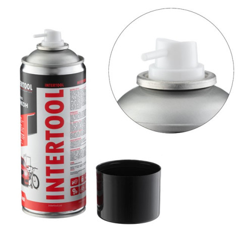 Cмазка "Силикон", аэрозоль 400 мл. INTERTOOL FS-6040