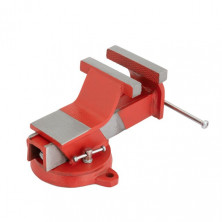 Тиски слесарные поворотные 100мм эконом INTERTOOL HT-0080