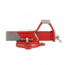 Тиски слесарные поворотные 100мм эконом INTERTOOL HT-0080