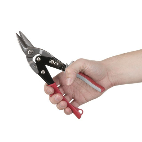 Ножницы по металлу 250мм левые Cr-V INTERTOOL HT-0178