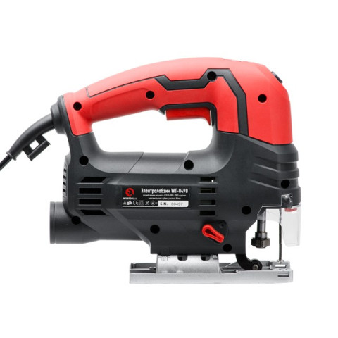 Электролобзик 810 Вт, 800-2900 ход/мин,бесключевой патрон, макс.гл.распила 80 мм, алюминиевая платформа, led-подсветка INTERTOOL WT-0490