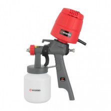 Краскопульт электрический HVLP 450 Вт., форсунка 1.5 мм, бачок 1л., 0.14-0.35 Бар, 100-200 мл/мин INTERTOOL DT-5045