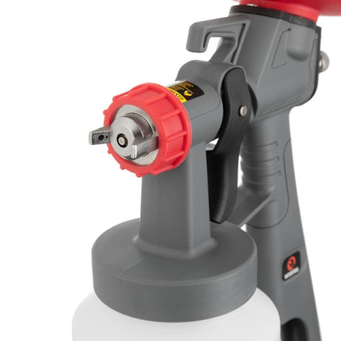 Краскопульт электрический HVLP 450 Вт., форсунка 1.5 мм, бачок 1л., 0.14-0.35 Бар, 100-200 мл/мин INTERTOOL DT-5045