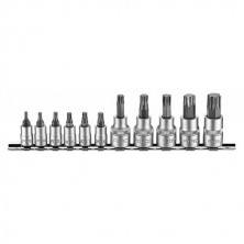 1/4"+3/8" Набор головок-бит Torx 11 пр.