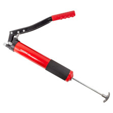 Шприц для нагнетания густой смазки ручной 600мл в комплекте с жестким(L-170мм) и гибким(L-330мм) наконечником (2штока,''под закладку'') Forsage F-78043D