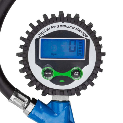 Пистолет для подкачки шин с цифровым манометром и шлангом, в блистере Forsage F-STG-25