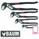 Набор клещей 4 пр., L=175 мм, 250 мм, 300 мм, 400 мм (Baum 190H)