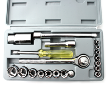 Набор головок и комплектующих 21ед. 1/4", 3/8" Drop Forged INTERTOOL HT-2222